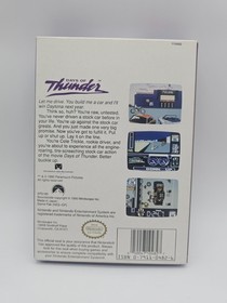 Days of Thunder (Nintendo NES, 1990) Authentic Complete In Box Tested! CLEAN!
