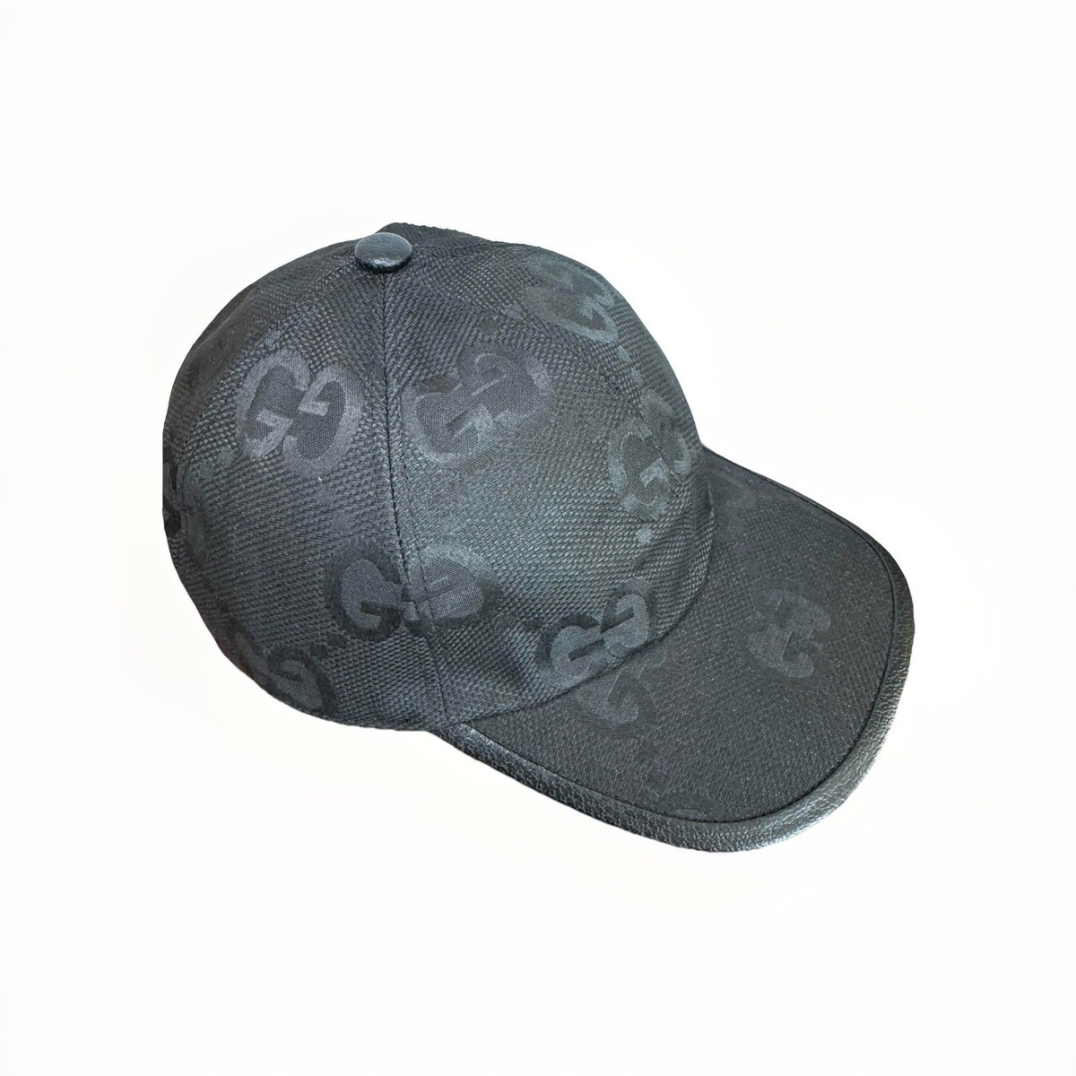 Gucci Black Jumbo Baseball Cap Size M 48 Gucci Jumbo Gg Canvas Baseball Cap in Black | Lyst Australia main image 4