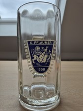 Masskrug Bierkrug 1 Liter Brauerei Pflaumer Weissenburg
