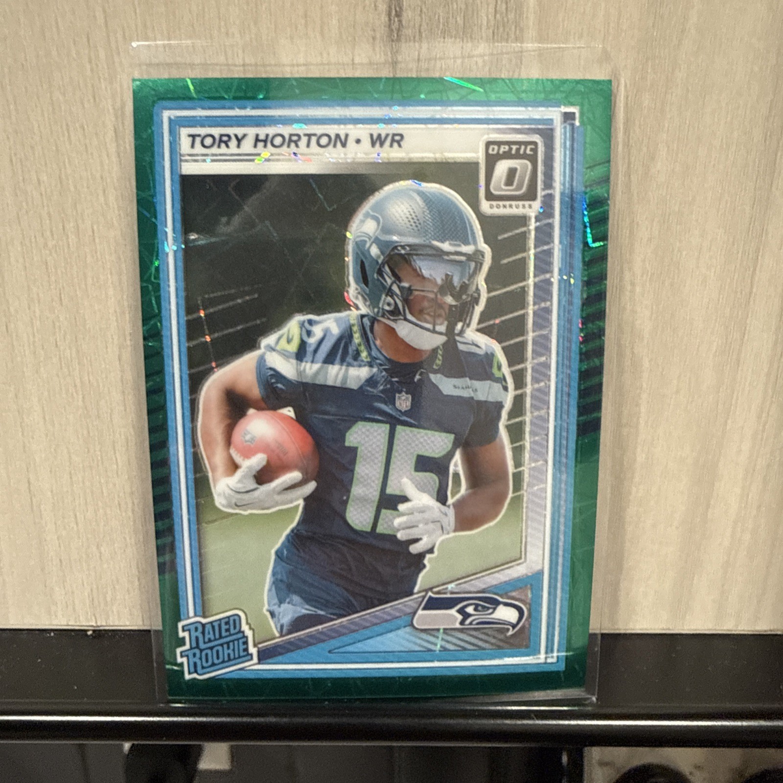 2025 Panini Donruss Optic Rated Rookie Tory Horton Green Velocity Prizm #295
