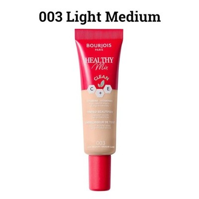 3 × Bourjois Healthy Mix Tinted Beautifier 30ml Radiant Glow - 003 Light Medium 