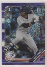 2019 Bowman Chrome Prospects Purple Shimmer Refractor Isiah Gilliam #BCP-204 7m3
