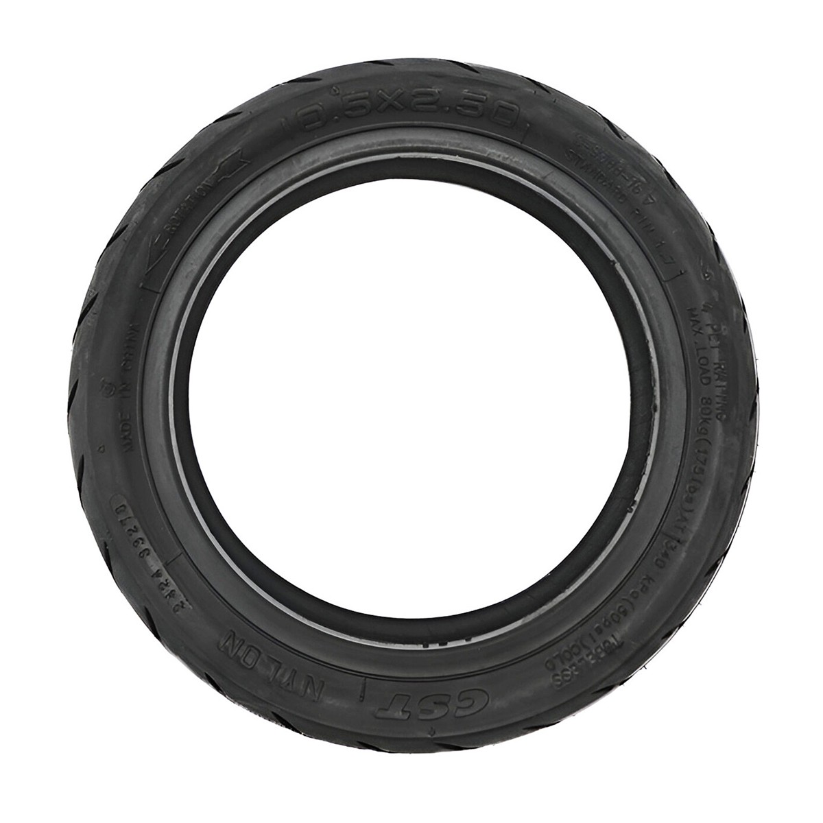 Pneu trottinette Niu K300 CST 10 pouces tubeless anti-crevaison noir - 3