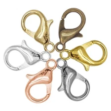 300Pcs Lobster Claw Clasps for Jewelry Making,Jewelry Necklace Clasps Metal A...