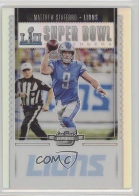 2017 Panini Contenders Optic Super Bowl 39/99 Matthew Stafford #SB-14 4k8