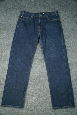 LBJ出品 Vintage Levis 505 Jeans Mens 38x32 Blue Regular Fit Straight Leg