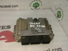 0281012525 ECU ENGINE CONTROL / 101082 FOR PEUGEOT 206 SW 1.4 HDI