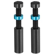 2Pcs Graphics Card Support,49-80mm Adjustable Height, Aluminum Alloy Black, Blue