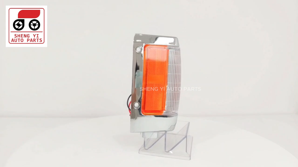 Chrome Corner Light Side Signal Lamp For Nissan D21 Pickup 1990-97