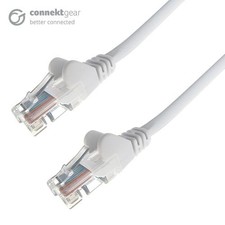Image of connektgear 10m RJ45 CAT6 UTP Stranded Flush Moulded LS0H Network Cable - 24AWG