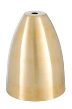 B&P Lamp Bullet Shape Solid Spun Brass Modern Shade