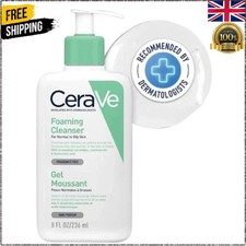 CeraVe Foaming Facial Cleanser 236ml Gentle Face Wash for Normal to Oily Skin