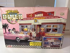 Vintage 1988 Tyco Dixie s Diner Deluxe Furnished Playset 1700 New In Box MIB 2
