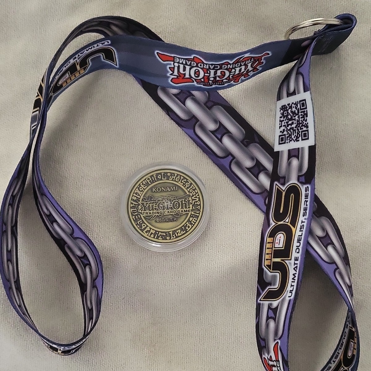 Konami Yu-Gi-Oh! TCG Ultimate Duelist Series medal & Lanyard