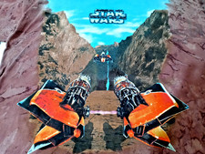 1999 Star Wars Episode I Pod Racer Anakin Tatooine 3-D Tie Dye 2XL T-Shirt