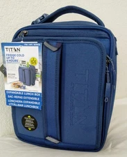Nwt titan by arctic zone Expandable Lunch Box W/ 2 Ice Wall And Container Set 