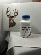 Nutricost L-Theanine 200mg 120 Capsules Mental Health And sleep support bb01/28