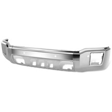 Fit 14-15 GMC Sierra 1500 Chrome Front Bumper Face Bar w/ Parking Sensor Holes