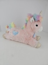 FAO Schwarz Glow Brights Toy Plush LED w/ Sound White Unicorn 15" Stuffed Animal