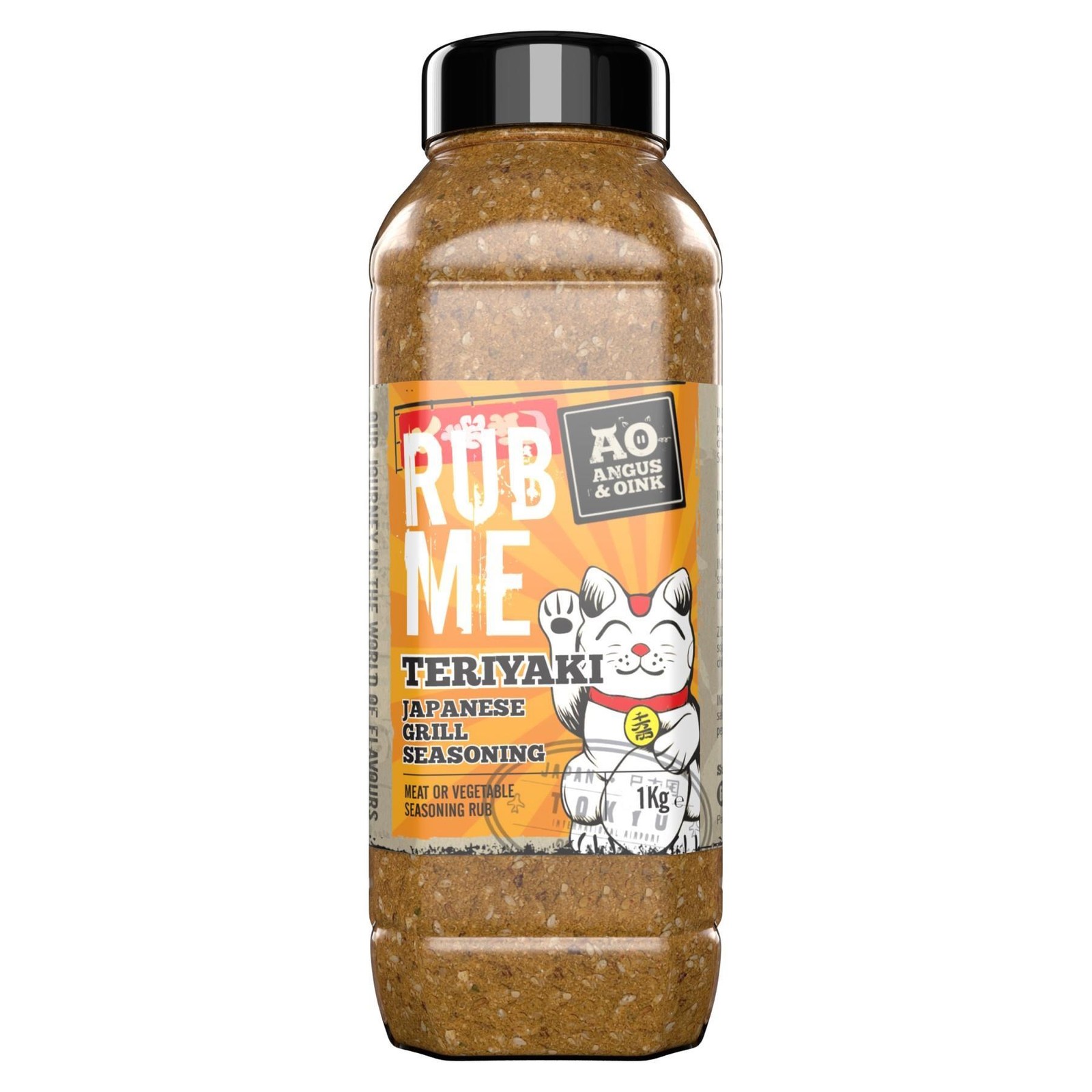 Angus & Oink Rub Me Teriyaki Flavours Japanese Grill Spices Seasoning 1kg Pot