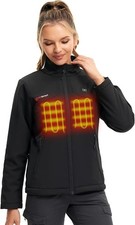 PROSmart Women's Heated Jacket Rechargeable Electric Coat - 12V Battery
