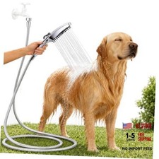 3 Mode Dog Shower Attachment with Pause Mode - Dog Shower Sprayer with 100 Count