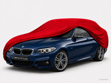 Ganzgarage Indoor Stretch Cover Carcover f�r BMW 2er F22 Coup� rot