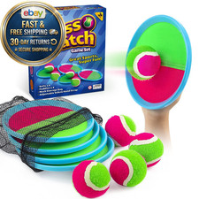 Toss and Catch Ball Game Outdoor Toys for Kids Yard Games Beach Blue
