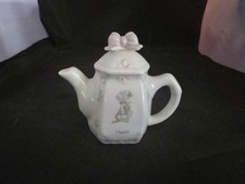 1993 Enesco Precious Moments March Monthly Teapot