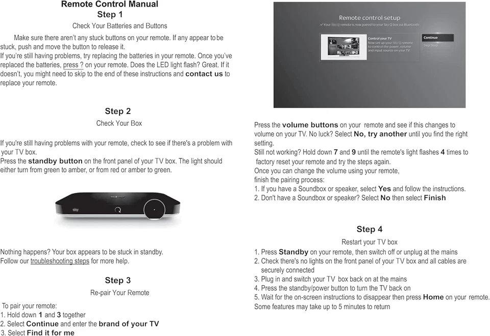 Telecomando Vocale Compatibile Con Sky Q Box, TV Box, Mini Box E Silver Box Con - Immagine 3 di 4