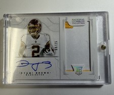 2021 Panini National Treasures Dyami Brown /25 RPA Patch Auto Jaguars