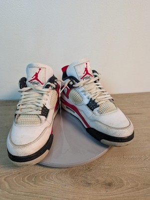 Men s Nike Size 8 Air Jordan 4 Retro Mid Red Cement Nike DH6937-161
