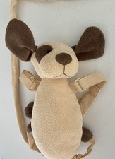 PLAYETTE Toddler Safety Harness Leash With Soft Dog Backpack Baby Bunting