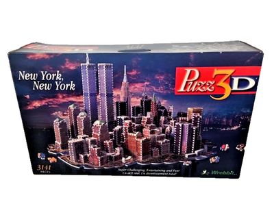 1997 Puzzle 3D New York Puzzle World Trade Center 772666100027| eBay