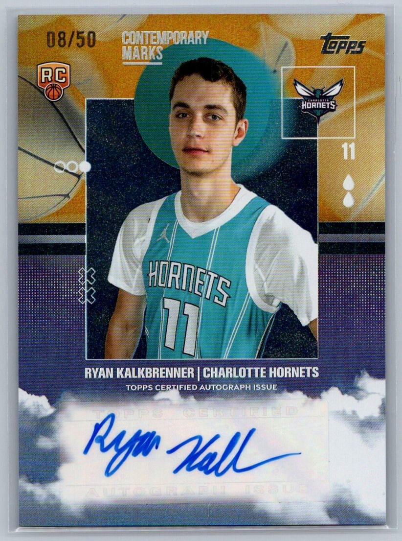 2025 Topps Ryan Kalkbrenner ROOKIE RC Contemporary Marks Gold AUTO /50
