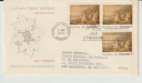 CANADA, 1971  Paul Kane  FDC / 2390