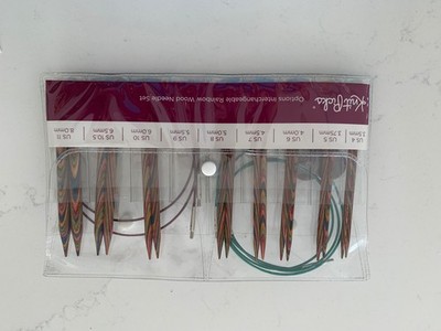 Knit Picks Rainbow Wood Needle Set and more