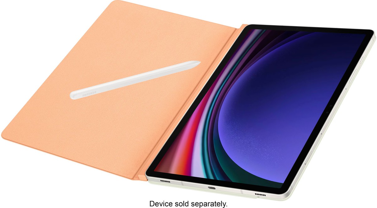 Samsung - Galaxy Tab S9/S9 FE Smart Book Cover - Orange | eBay