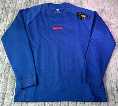 Castore Glasgow Rangers FC Herren blau Rundhalsausschnitt Sweatshirt Größe Large neu mit Etikett