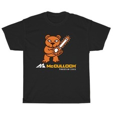 McCulloch chainsaw Logo American Men's T-Shirt Funny Size S to 5XL