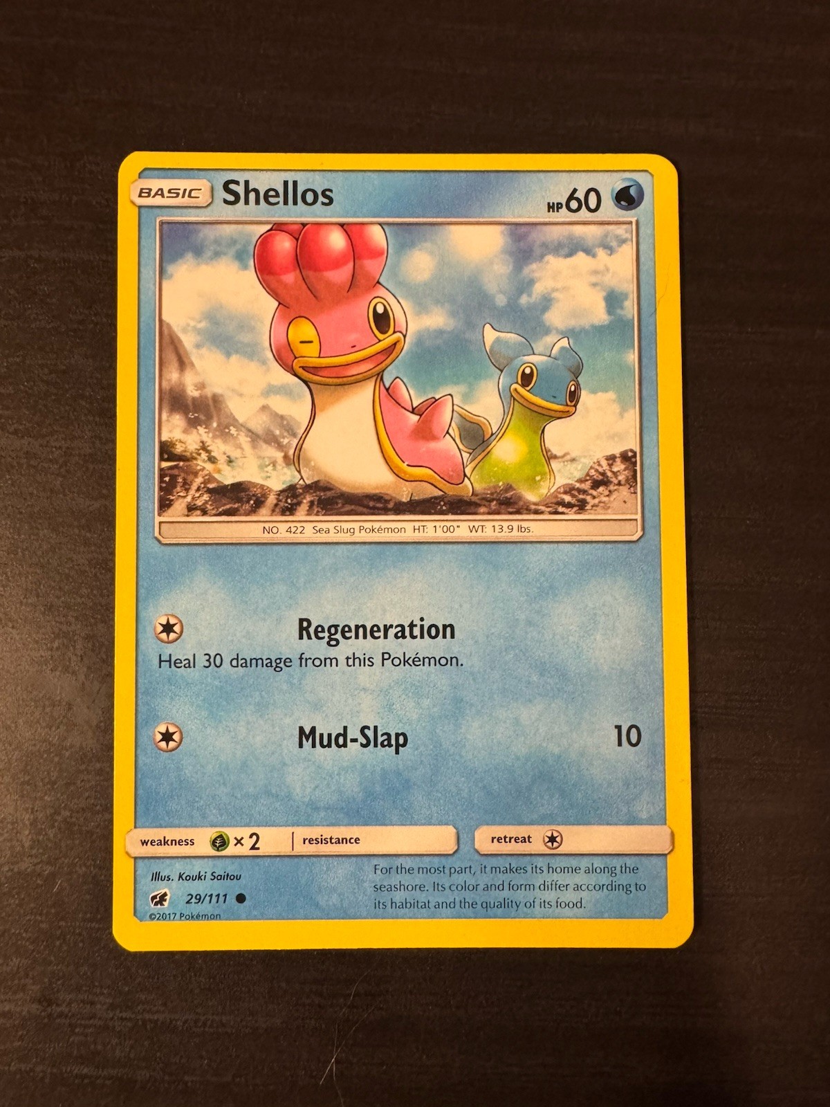 Shellos 29/111 Sm-Crimson Invasion Regular