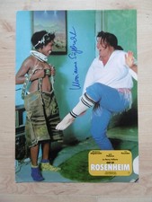 Marianne Sägebrecht autograph signed A4 cinema poster lobby card "Rosenheim"