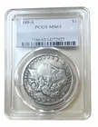 Morgan Silver Dollar PCGS MS63 1888-S San Francisco $1 Silver