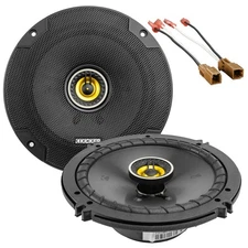 Kicker CS 6.5" Front Door Speaker Replacement Kit For 2013 Nissan Altima Coupe