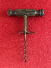 Antique Wood Corkscrew 19th Century Barware Opener Williamson Co