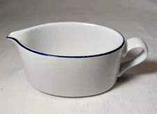 Dansk Gravy Boat Bistro Christianshavn White Blue Portugal No Underplate