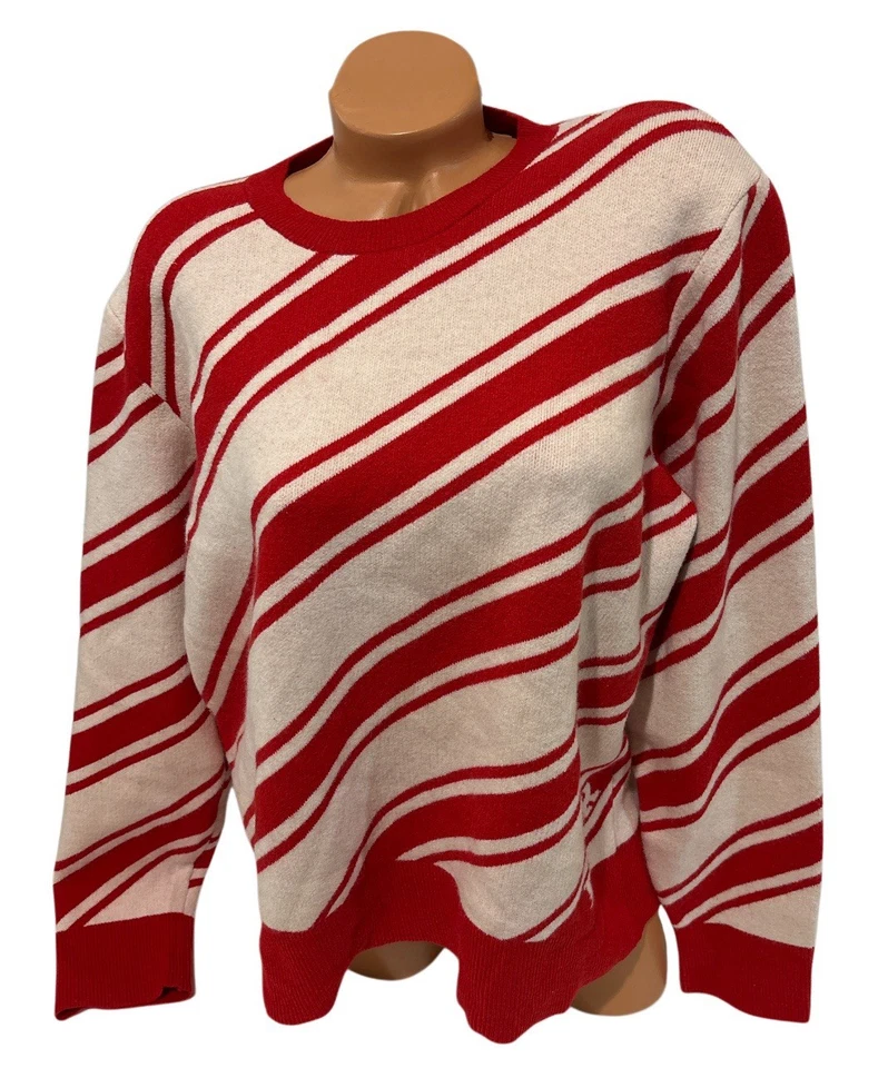 Suéter Victoria Secret ROSA Menta Rojo y Blanco Bonito y Suave Talla XXL Foto 4 de 4