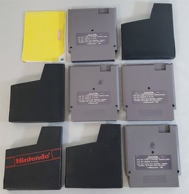Y-172 VINTAGE NES GAME CARTRIDGES-WRESTLEMANIA, SUPER MARIO BROS. 3, GOLF, +!