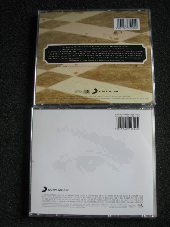 Michael Jackson-Blood on the Dance Floor/ Invincible 2 CD Box-2009 EU-Sony Music - Bild 4 von 4