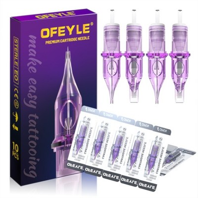 10pcs Disposable Tattoo Cartridge Needles for Tattooing Liner Shader RL RS RM M1